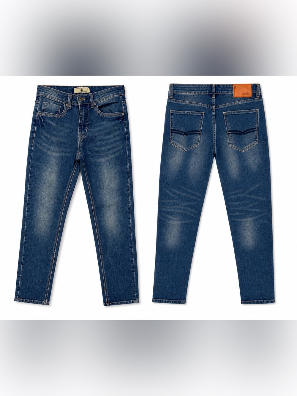 Refinery Republic Men’s Blue Slim Straight Jeans Size 30x30 Dark Wash Denim